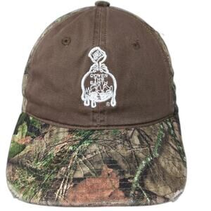 Port Authority Baseball Cap Brown Camo One Size Sherwin Williams Cover Earth Hat